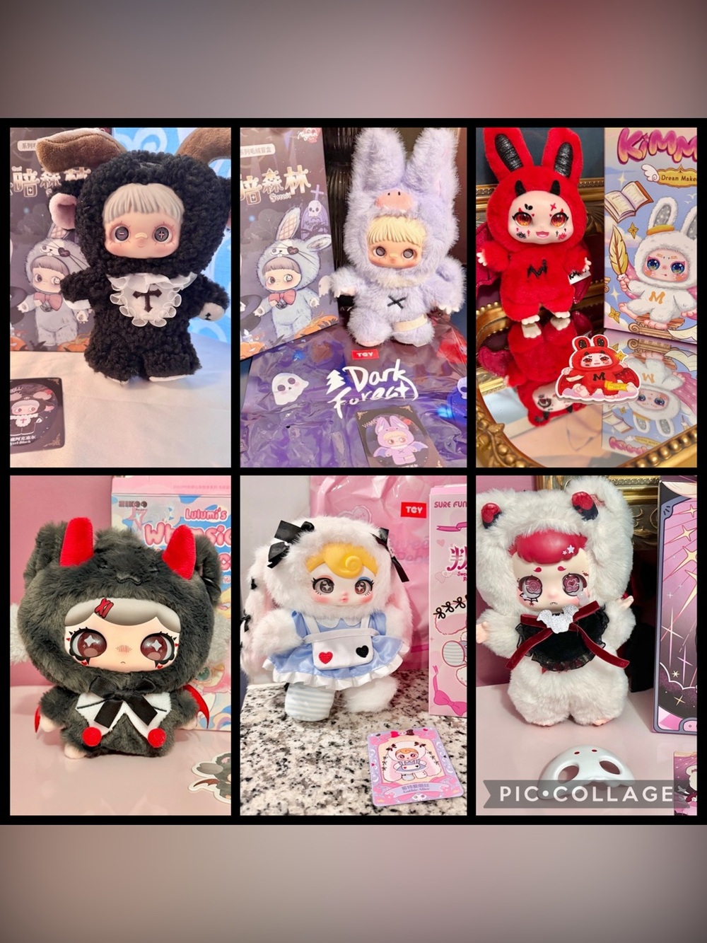 Halloween Blind Box Plush Pendants-Maymei, Lulumi, KASA, Kimmon